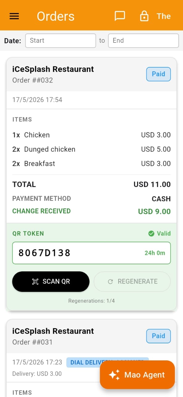 Order Token Verification