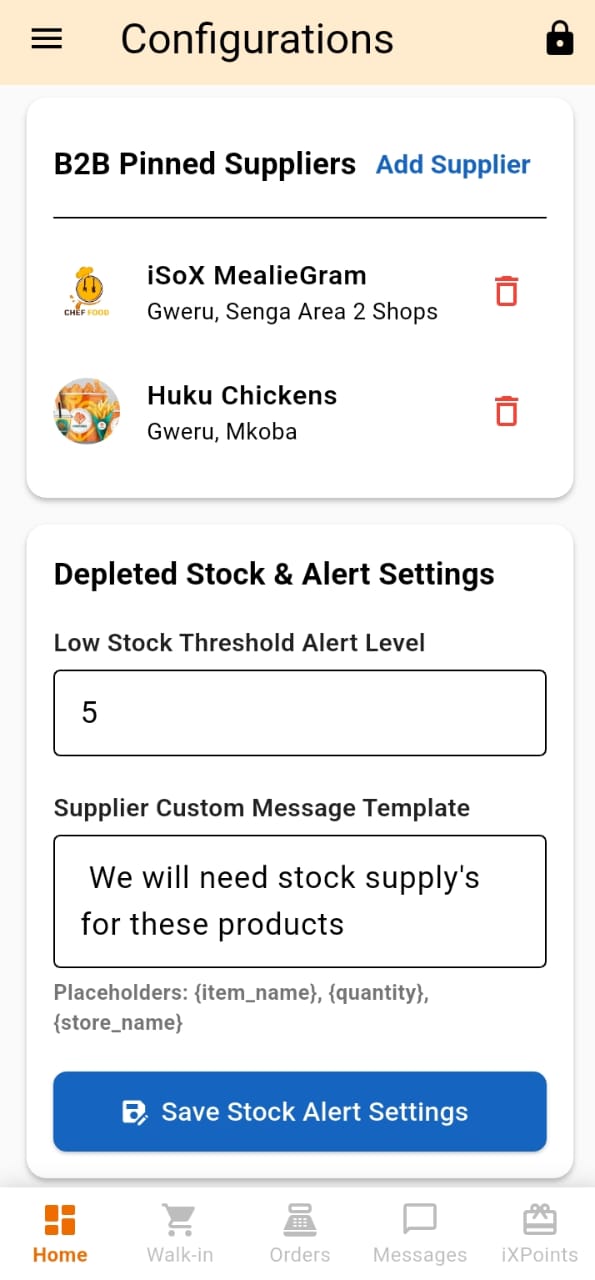 Supplier Pinning